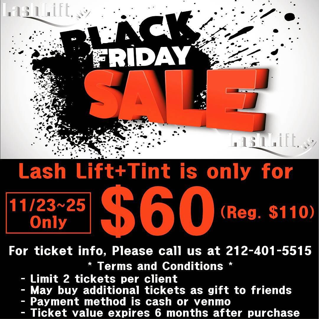 Black Friday Big Sale by Lash Lift NYC